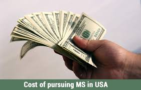 How much does it cost to study MS course in US