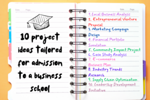 project ideas for b-school admission